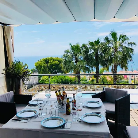 Luxury Sea View Monet With Private Pool - Exclusive Retreat In Bordighera